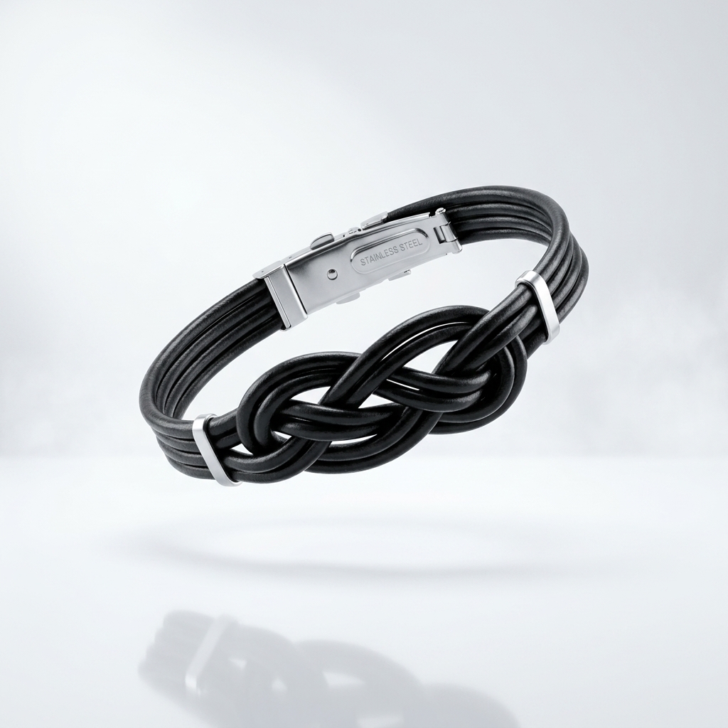 Celtic Bracelet for Men | Stainless Steel Celtic Knot Bracelet | Scottish Gift | Viking Jewellery | Gift for Husband - Image 5